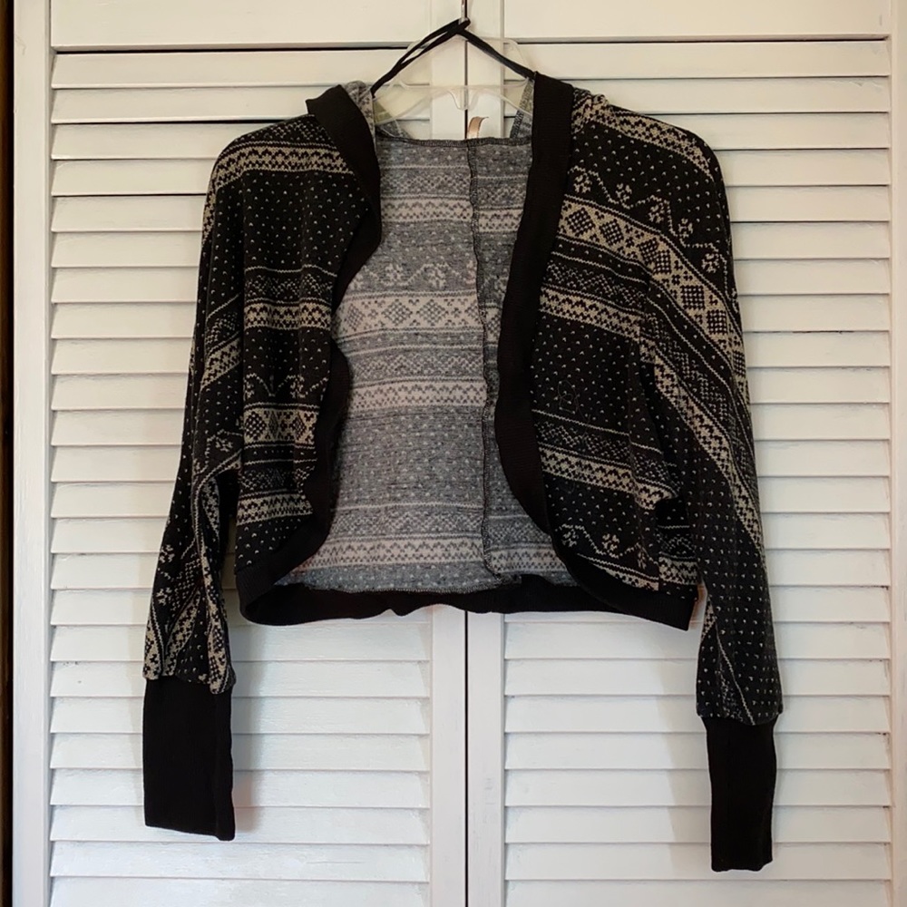 Hooded shrug